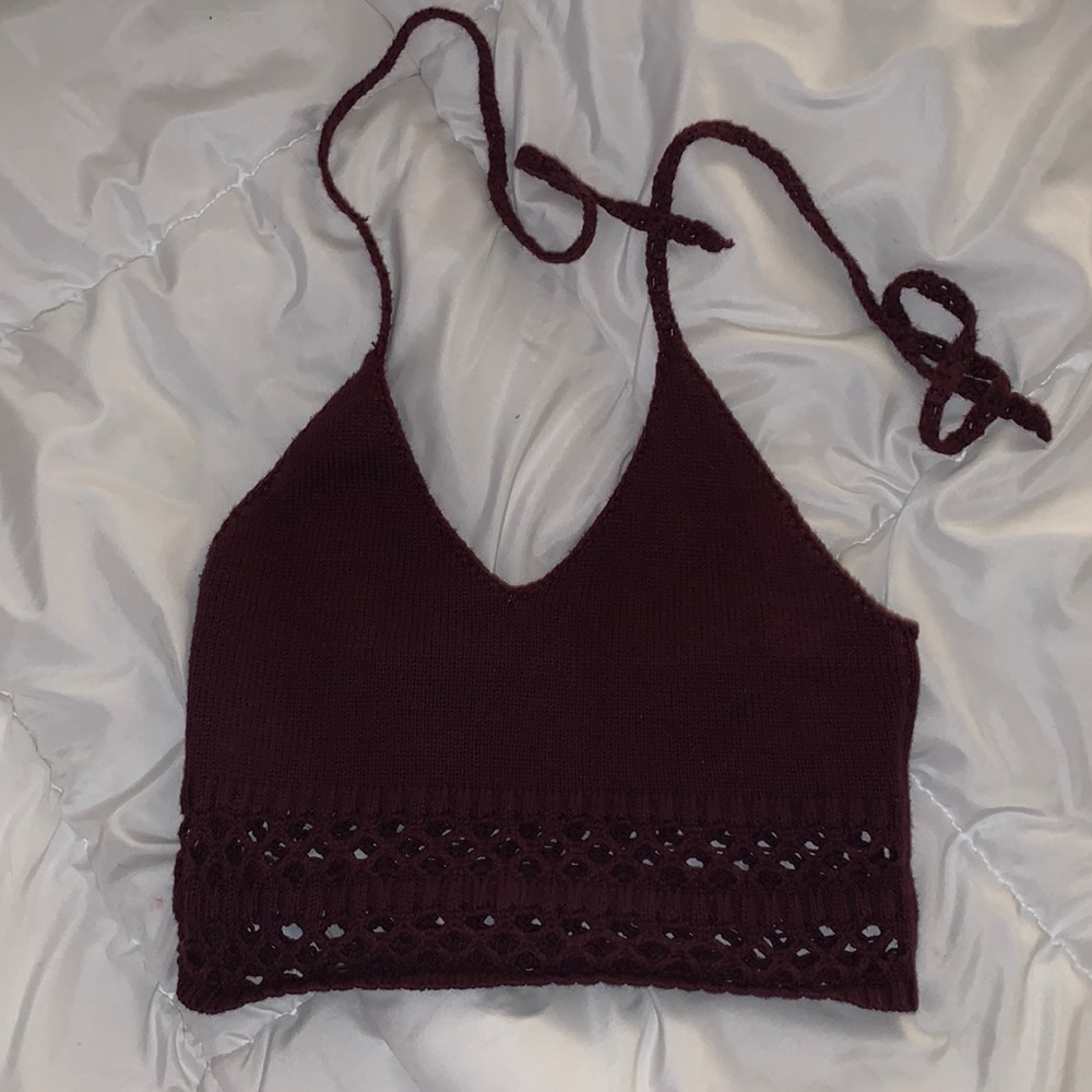 LA Hearts Knit crop top